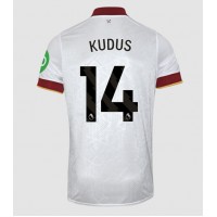 Maglia Calcio West Ham United Mohammed Kudus #14 Terza Divisa 2024-25 Manica Corta